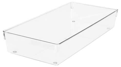 Skuffeinnsats transparent høyde 7,3 cm