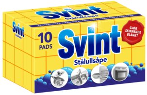 Svint Stålull Pads, 10-pakning