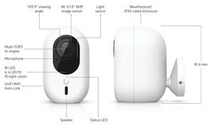 Ubiquiti G6 Instant overvåkningskamera 4K utendørs