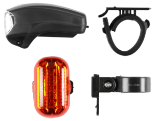 Cykellampor fram och bak LED Asaklitt