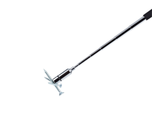 Plukkemagneter med lysdiode og speil