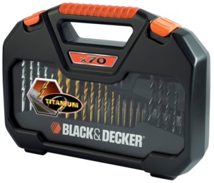 Borr-/bits-/hylssats Black & Decker 70 delar