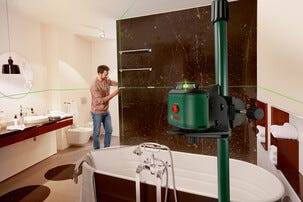 Bosch TP 320 teleskopstativ för krysslaser, 0,1-3,2 m