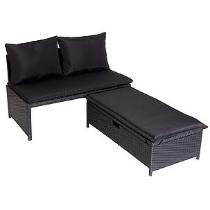 Pihakalusteet, sohva ja pöytä