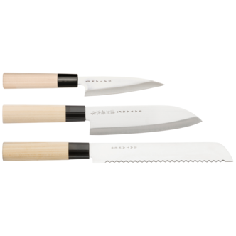 Satake Houcho japansk knivsett, 3-pakning