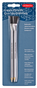 Derwent viskelærblyant med pensel 