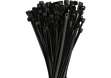 Buntebånd svarte, 100-pack