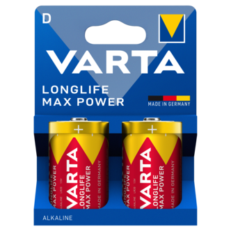 Varta Longlife Max Power D/LR20, 2-pakning
