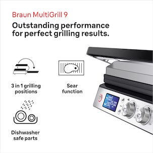 Braun multigrill 9 CG9047, extra stor bordsgrill