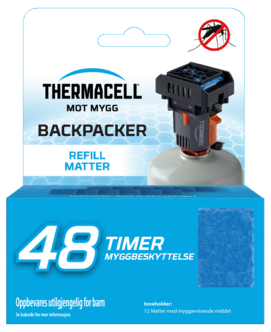 Thermacell Backpacker Refill, 12-pakning