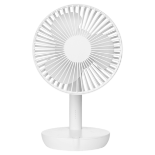 Liten bordsfläkt med USB och 5 hastigheter, 27 cm