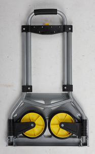 Hopfällbar transportkärra