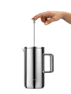 Aarke French Press presskanne 1 liter i rustfritt stål