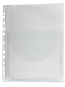Bälgficka A4 transparent 0,18 mm, 3-pack