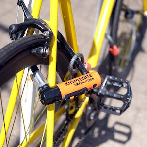 Kryptonite Evolution Mini 7 sykkellås med vaier.