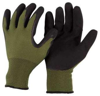 Trädgårdshandskar, gröna