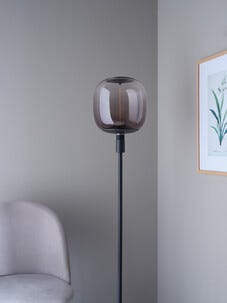 Smokey LED-lampa E27, magnetiskt filament, 25 cm