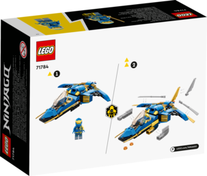 LEGO Ninjago Jays EVO lynjet 71784, fra 6 år