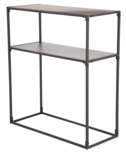 Avlastningsbord metall, svart