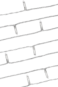LED genomskinlig ljusslinga Northlight, kallvit