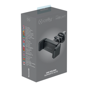 Mobilhållare med klämfäste för bil, Celly Mount Vent 360