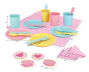 Pikniksetti lapsille, 26 osaa, yli 3-vuotiaille