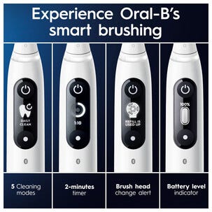 Oral-B iO 7s elektrisk tannbørste, 5 børsteinnstillinger