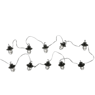 Northlight utendørs lyslenke solcelle lykter 2,7 m