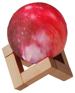 Kuulamppu 3D, ladattava pöytävalaisin ja kaukosäädin