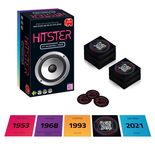 Hitster Musikquiz med 100 år av hits, från 15 år
