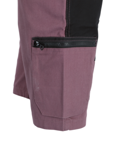 Arbetsshorts stretch dam, plommon