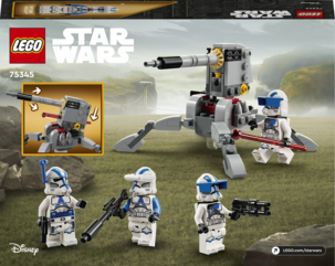 LEGO Star Wars 501st Clone Troopers Battle Pack 75345, fra 6 år
