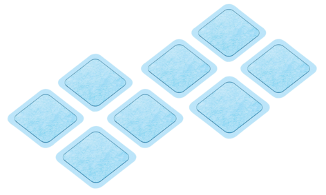 TENS-levyt Beurer EM59 -laitteeseen 44-2810