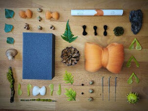 Agna Wool Art Kit Huovutustyö kettu, 10 cm