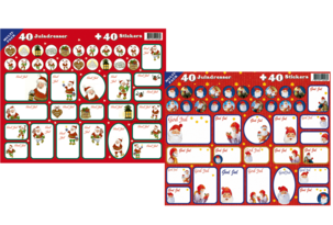 Pakettitarrat joulu 40 kpl   