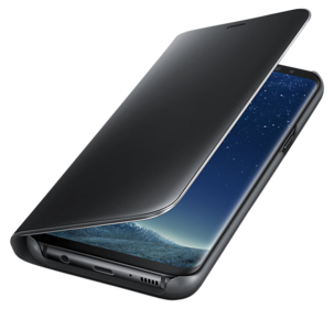Flipfodral Galaxy S8 Plus, Samsung Clear View Standing Cover