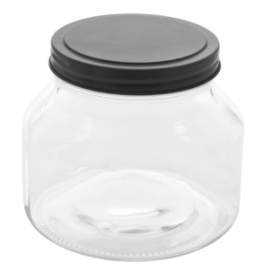 Glasburk med skruvlock