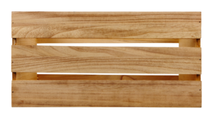 Trälåda med handtag