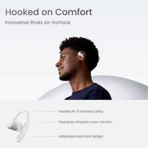 Shokz OpenFit Air Open-ear Kuulokkeet, AI-kohinanvaimennus