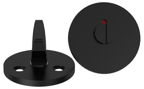 Habo F262 toalettvred för dörr, svart