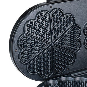 Wilfa WM6DB-220 dubbelt våffeljärn, matt svart