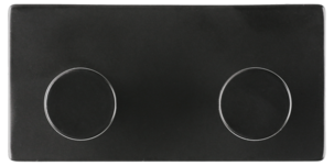 Selvheftende krok, svart