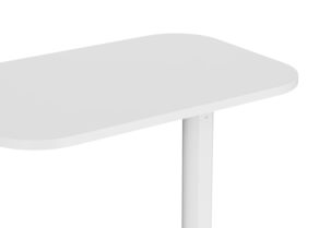 Flexisport höj- och sänkbart arbetsbord vitt, 65-105 cm