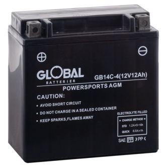 Global MC-batteri AGM 12 V