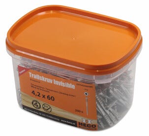 Trallskruv Invisible till Heco Decking Tool, 4,2 x 60 mm