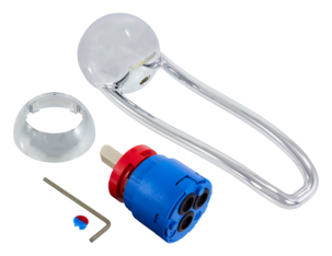 Ohjausosa FMM, 145 mm, 9000-sarjan yksiotesekoittimeen.