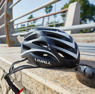 Livall BH62 Neo Sport Smart cykelhjälm svart / vit