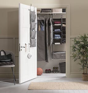 Hängande förvaring för dörr, 4 fack