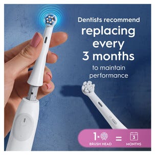 Oral-B iO Gentle Care Harjaspää, valkoinen