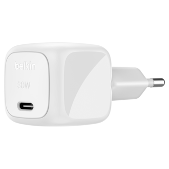 Belkin BoostCharge hurtiglader USB-C, 30 W PD 3.1